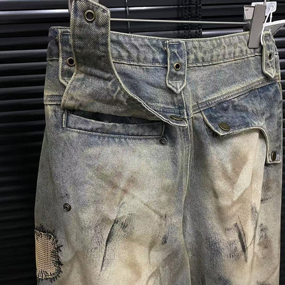 Moondance Nakışlı Denim Pantolon