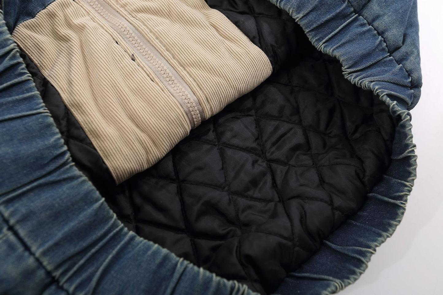 Ultravolt Unisex Kapitone Denim Ceket