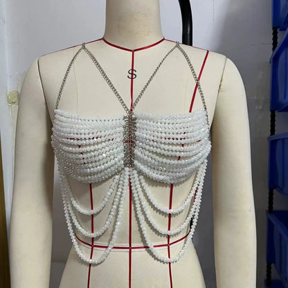 Silk Orbit Boncuk Bra