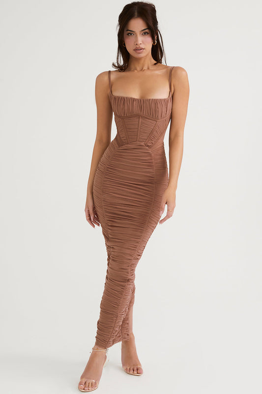 Mily Mocka Midi Elbise