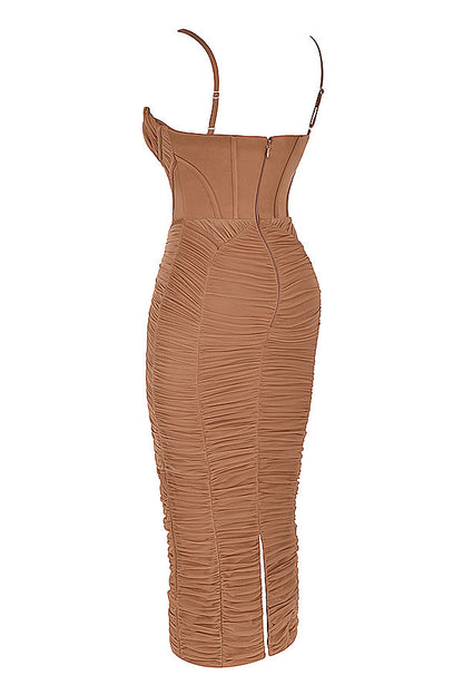 Mily Mocka Midi Elbise