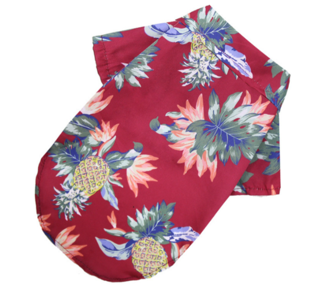 Hula Pup Threads Hawaiian Dog shirt