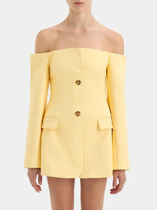 Jade Ledger Mini Ceket Elbise