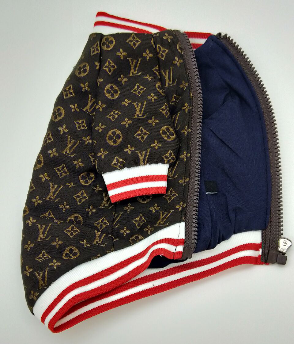 LV Zip Up Bomber Doggo Jacket